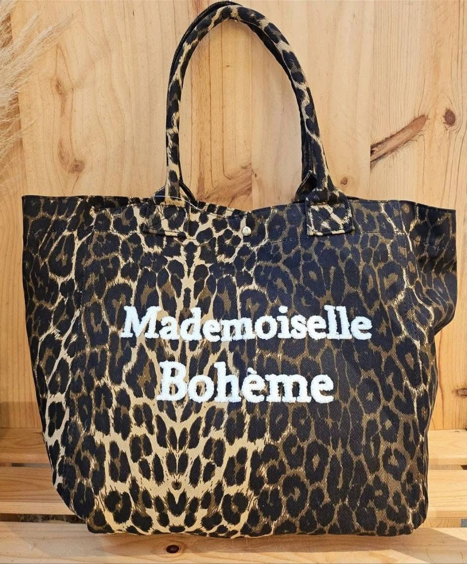 Sac Cabas Léopard Mademoiselle Bohème