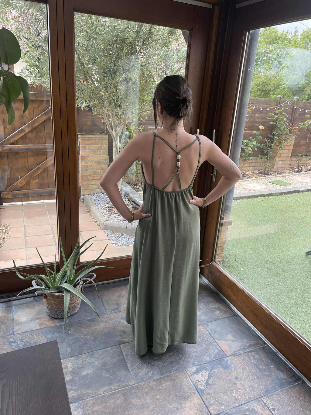 Robe kaki