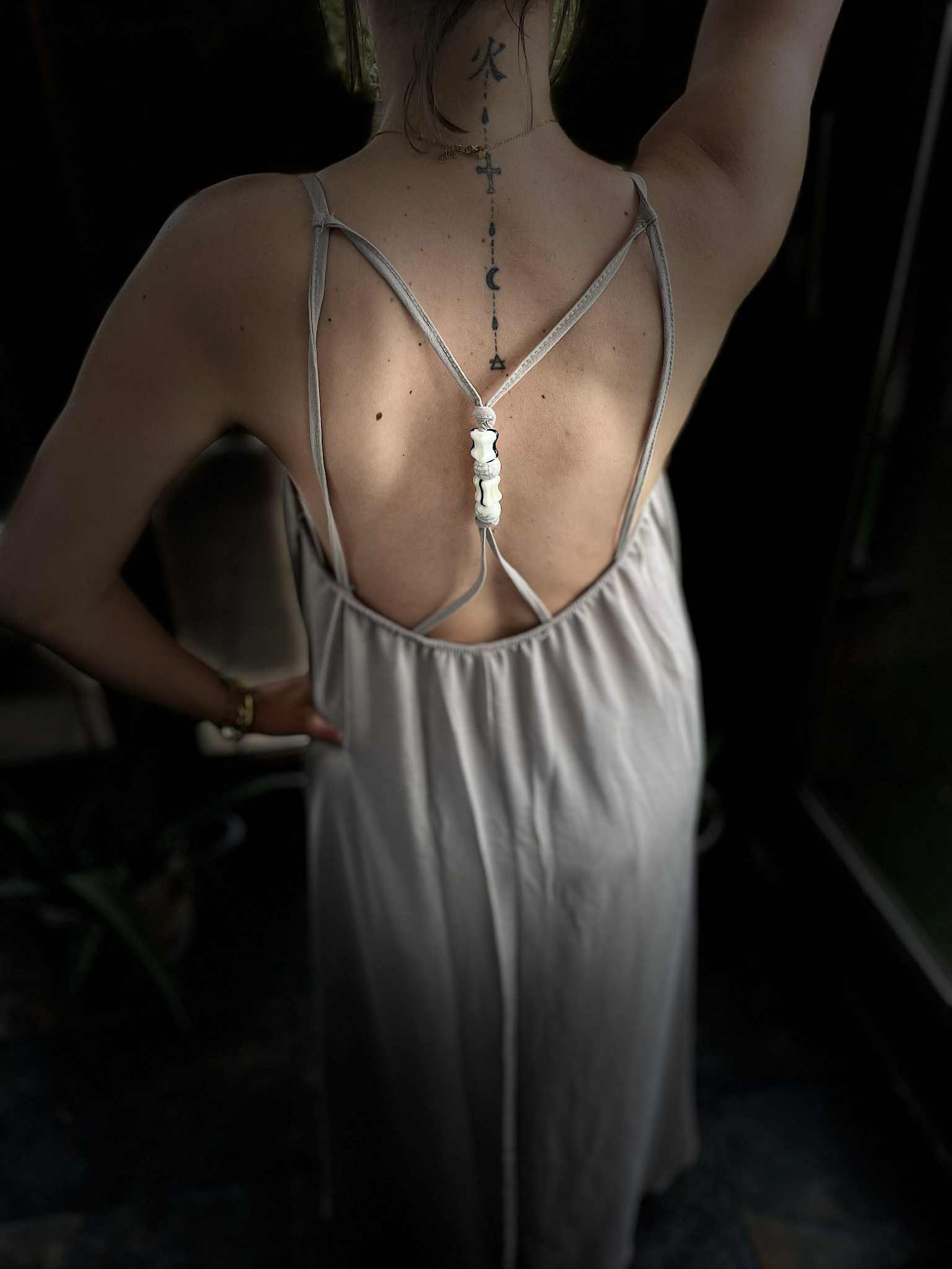 Robe beige
